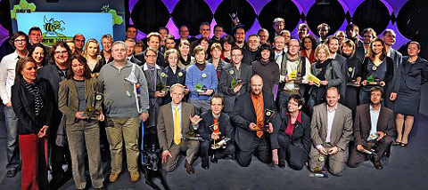 Alle BIENE-2010 Gewinner auf einem Gruppenfoto
