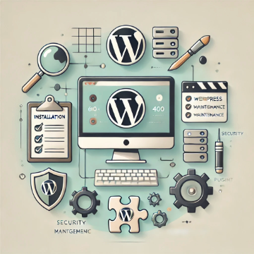 WordPress-Experte - Grafik aus der KI