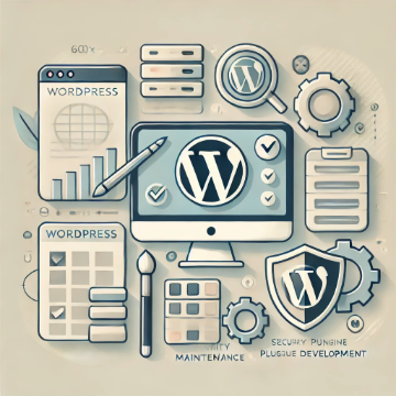 WordPress-Experte - Grafik aus der KI